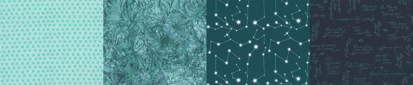 Celebrating 50 Years of Moda Fabrics. Quilter's Cotton Dessert Roll of 20 5 x 45 inch strips.