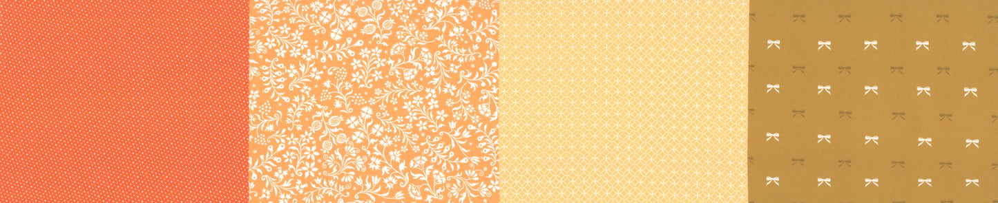 Celebrating 50 Years of Moda Fabrics. Quilter's Cotton Dessert Roll of 20 5 x 45 inch strips.