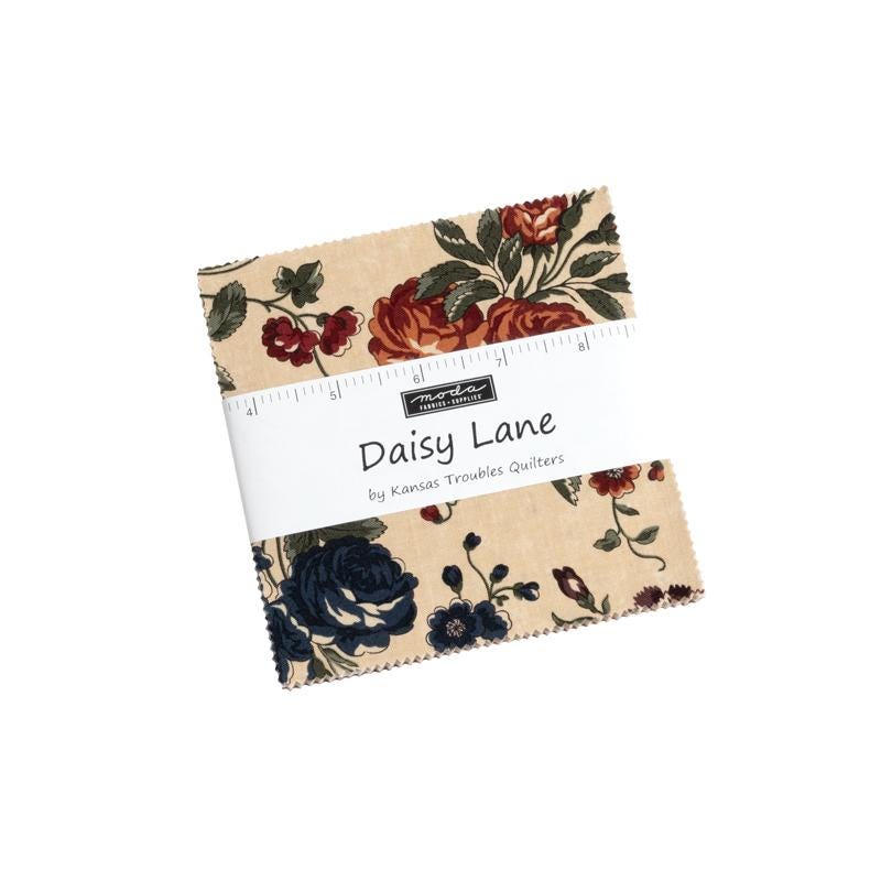 Daisy Lane by Kansas Troubles Quilters for Moda Quilter's Cotton Charm Pack of 42 5 x 5 inch squares