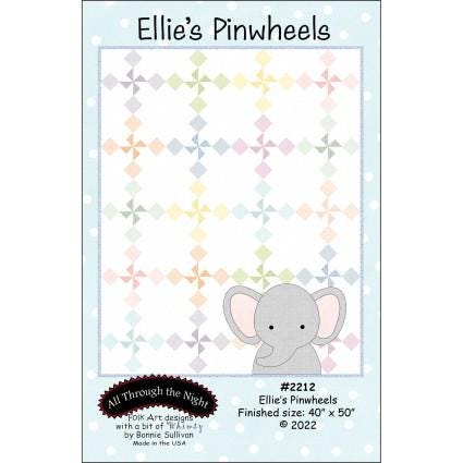 Ellie's Pinwheels Quilt Kit by Bonnie Sullivan for Maywood Studio. Little Lambie Flannel Collection & Pattern to make this 40" x 50" quilt.