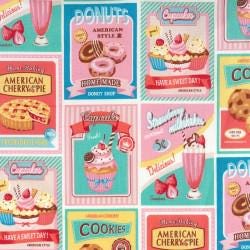 Hello Again by Quilt Gate continuous cuts of Cotton Shirting Fabric