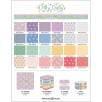 Dilly Dally by Maywood Studio Quilter's Cotton Strip set. 40 piece collection of 2.5 inch by 44 inch strips.