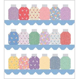 Dilly Dally by Maywood Studio Quilter's Cotton Strip set. 40 piece collection of 2.5 inch by 44 inch strips.