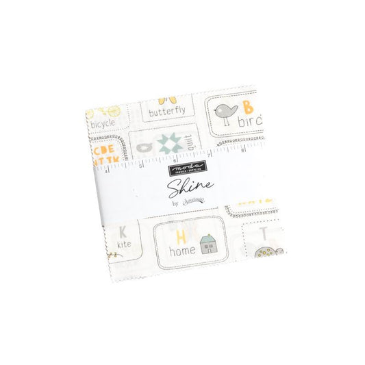 Shine by Sweetwater for Moda Fabrics. Quilter's Cotton Charm Pack of 42 5 x 5 inch squares