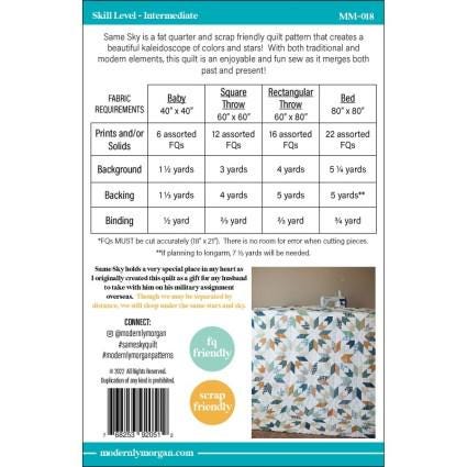 Same Sky Quilt Pattern by Morgan McCollough for Modernly Morgan.  Directions only for a Baby, Throw, or Bed sized quilt.