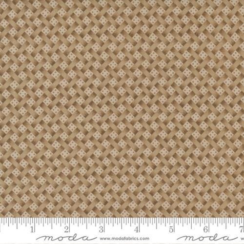 Adamstown Lattice Blender in Tan by Jo Morton for Moda continuous cuts of Quilter's Cotton Fabric