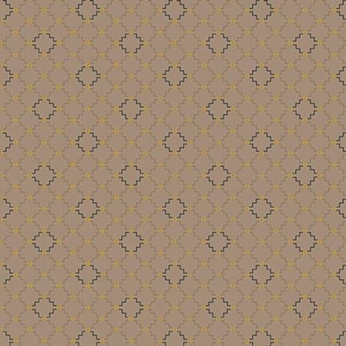 Scraps of Kindness Stairstep Boxes in Taupe Gray by Kim Diehl for Henry Glass continuous cuts of Quilter's Cotton Fabric