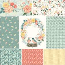 New Beginnings by Sandy Gervais for Riley Blake Designs. Quilter's Cotton Charm Pack of 42 5 inch squares