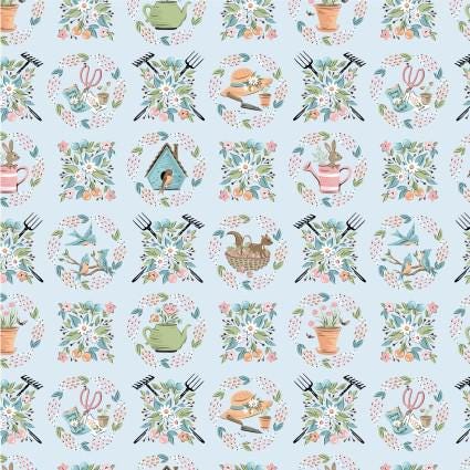 Garden Party by Sheri McCulley for Poppie Cotton Jelly Roll 21 piece collection of 2.5 inch strips