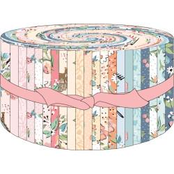 Garden Party by Sheri McCulley for Poppie Cotton Jelly Roll 21 piece collection of 2.5 inch strips