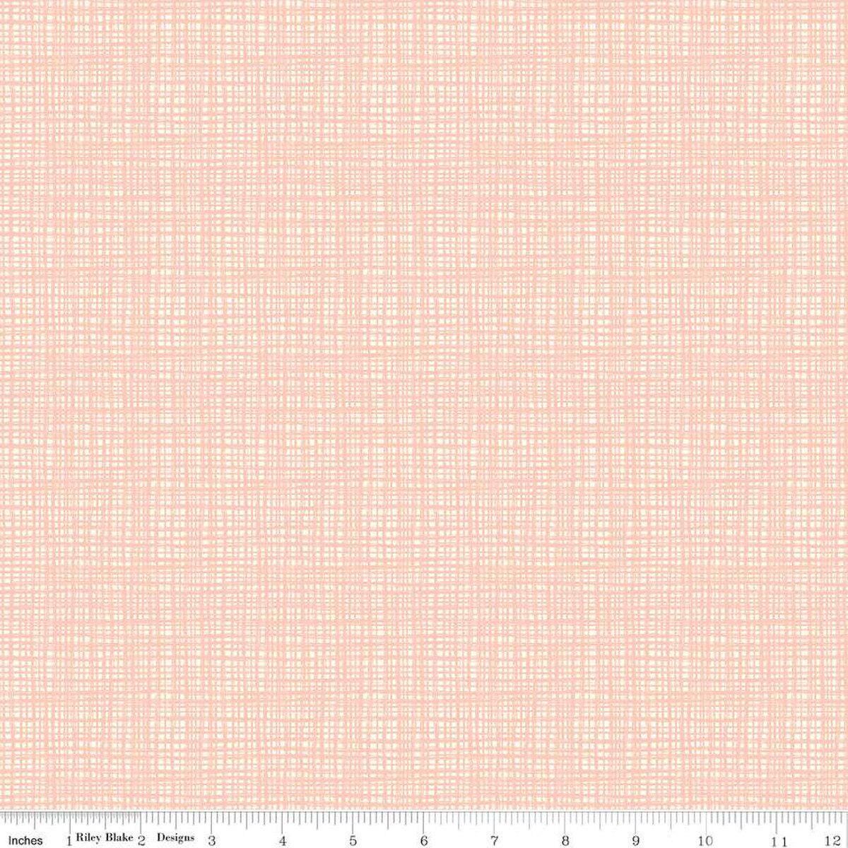 Texture Light Pink by Sandy Gervais for Riley Blake Designs. Continuous Cuts of Quilter's Cotton fabric