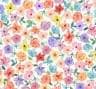 Packed Floral in Multi from Nature Studies by Maywood Studio continuous cuts of Quilter's Cotton Fabric