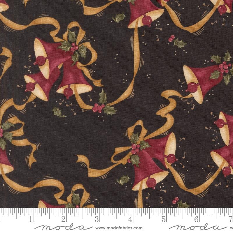 A Vintage Christmas by Kansas Troubles for Moda Fabrics. Quilter's Cotton Mini Charm Pack of 42 2.5 x 2.5 inch squares
