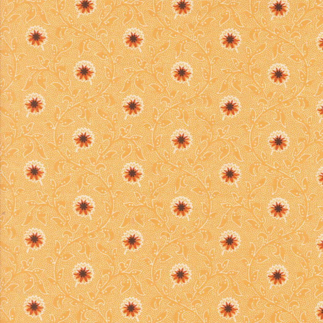 Pumpkin Spice Gatherings Jelly roll by Primitive Gatherings for Moda Quilter's Cotton 40 piece collection of 2.5 inch by 44 inch strips