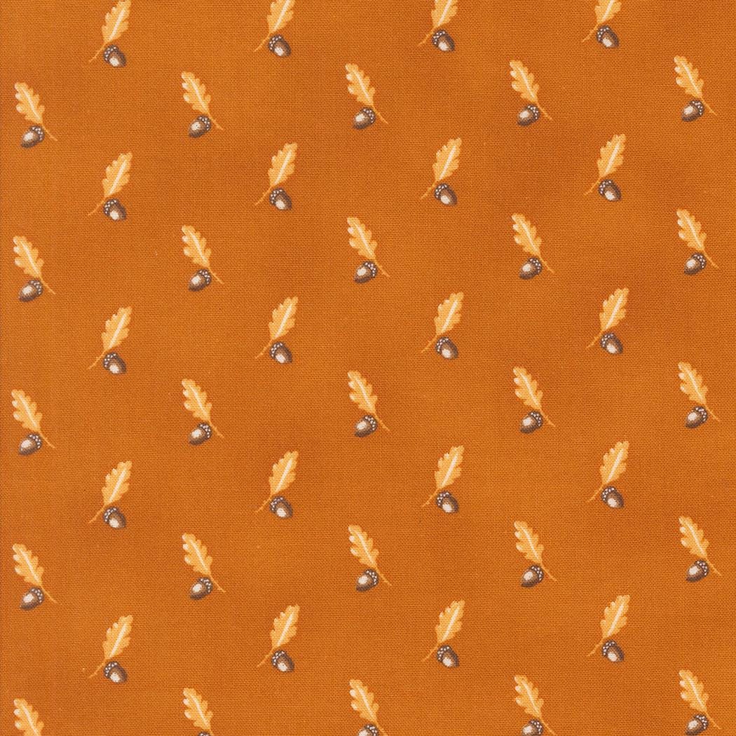 Pumpkin Spice Gatherings Jelly roll by Primitive Gatherings for Moda Quilter's Cotton 40 piece collection of 2.5 inch by 44 inch strips