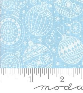Ornaments Christmas in Sky from Emmitt and Ivy by Sweetwater for Moda continuous cuts of Quilter's Cotton Fabric