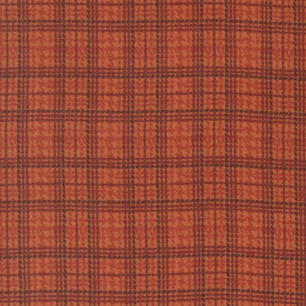 Prairie Gatherings Flannel Charm Pack by Primitive Gatherings for Moda Fabrics 100% Cotton Flannel 42 five inch squares