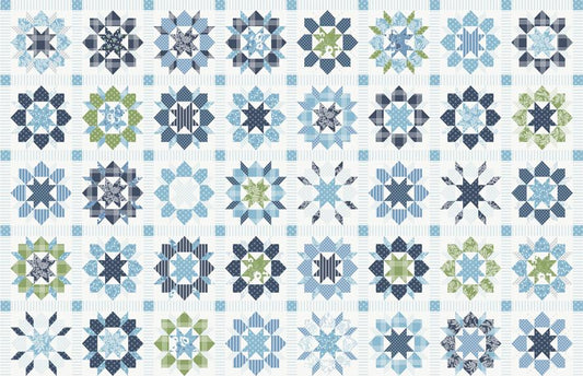 Swoon Cheater 36" x 60" Repeat Patchwork Cheater Panel Continuous Yardage of 36" Repeat. by Camille Roskelley for Moda