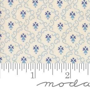 Little Bell Blenders in Blue Sky from Sallys Stitches by Betsy Chutchian for Moda Fabrics. Continuous cuts of Quilter's Cotton Fabric