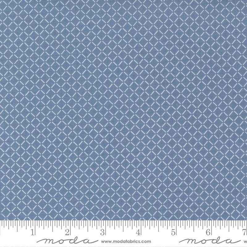 Sail Check Plaids in Lake from the Nantucket Summer collection by Camille Roskelley for Moda continuous cuts of Quilter's Cotton