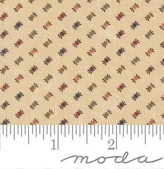 Wildflower Seeds Blenders in Wheat from Wheatland by Kansas Troubles for Moda Fabrics. Continuous cuts of Quilter's Cotton Fabric