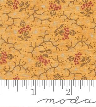 Floral Misty Dream in Lady Slipper from the Wild Orchid Collection by Blackbird Designs for Moda continuous cuts of Quilter's Cotton Fabric