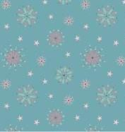 Flurry Flakes in Blue from Frost & Flurry by Poppie Cotton continuous cuts of Quilter's Cotton. Spools 'n Stitches Shop Hop Fall 2025