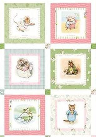 Peter Rabbit and Friends Double Lush Velvet by Riley Blake Designs. Continuous Cuts of 95 polyester/5 spandex