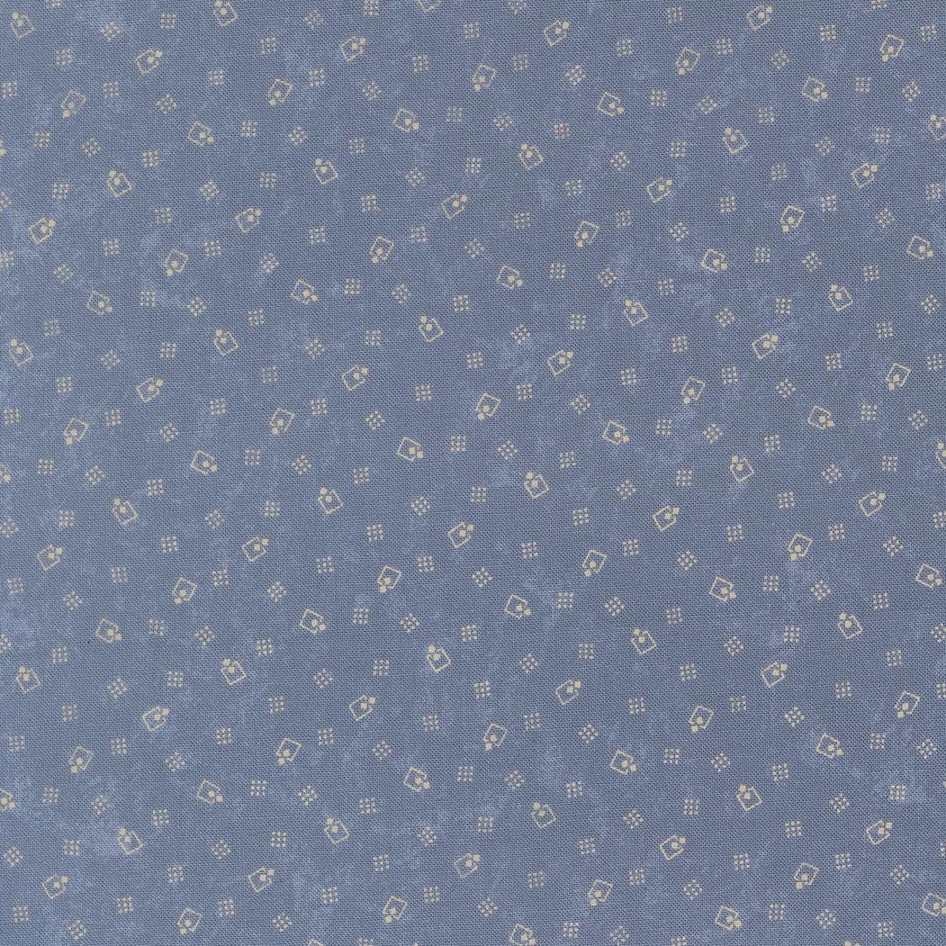 Bluebird's Nest by Kansas Troubles for Moda Fabrics. Quilter's Cotton Fat Quarter Bundle of 29 different 18 x 21 inch rectangles