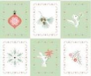 Frost & Flurry one yard Panel of Quilter's Cotton by Poppie Cotton. Spools 'n Stitches Shop Hop Fall 2025