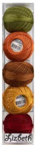 Rustic Farm Specialty Pack of Lizbeth size 20. 5 balls 100% Egyptian Cotton Tatting Thread