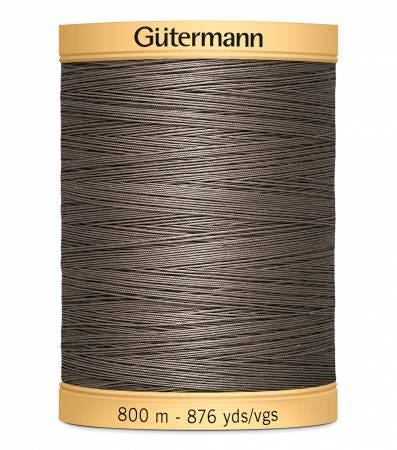 Taupe 1225 Gutermann 100% Natural Cotton 50 weight thread , 875 yard spool