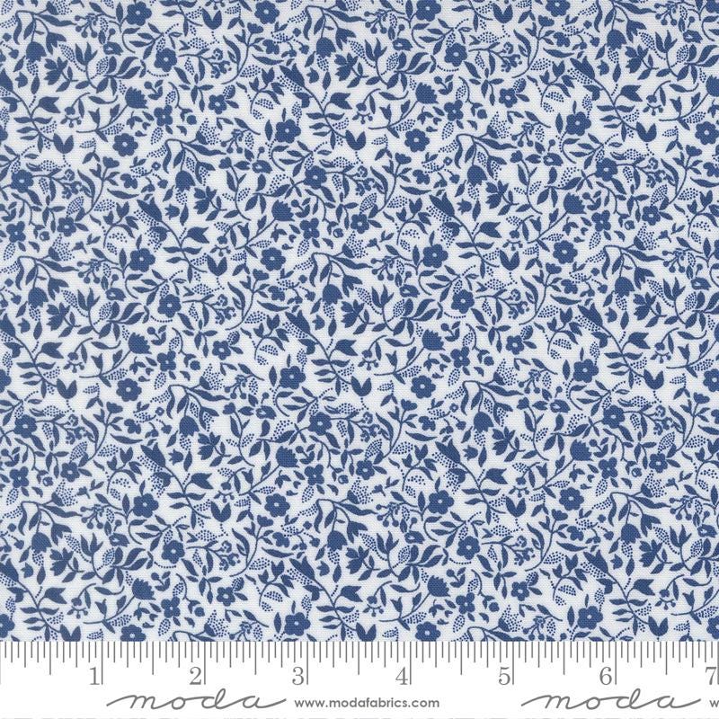 Blueprint by Camille Roskelley for Moda Fabrics. Quilter's Cotton Mini Charm Pack of 42 2.5 x 2.5 inch squares