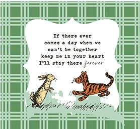 Winnie the Pooh Panel by Echo Park Paper Co for Riley Blake Designs 35.5 inch cuts of Quilter's Cotton Fabric