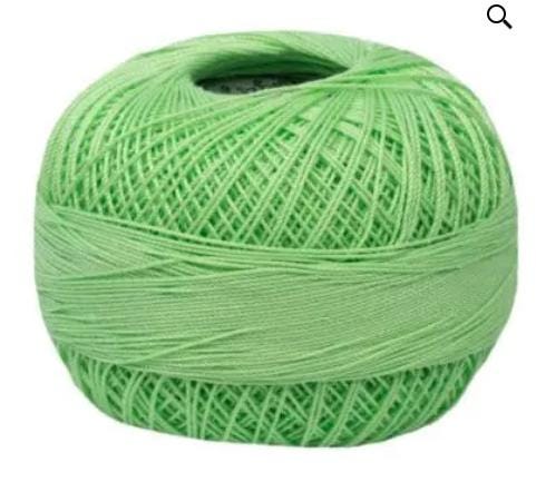 Lime Green Medium Lizbeth 677 Size 20 100% Egyptian Cotton Tatting Thread