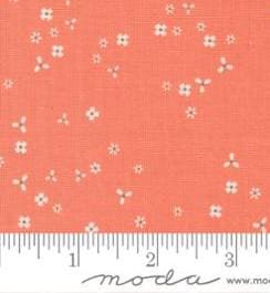 Flutter Blenders in Coral from the In the Garden Collection by Corey Yoder for Moda. Continuous cuts of Quilter's Cotton Fabric