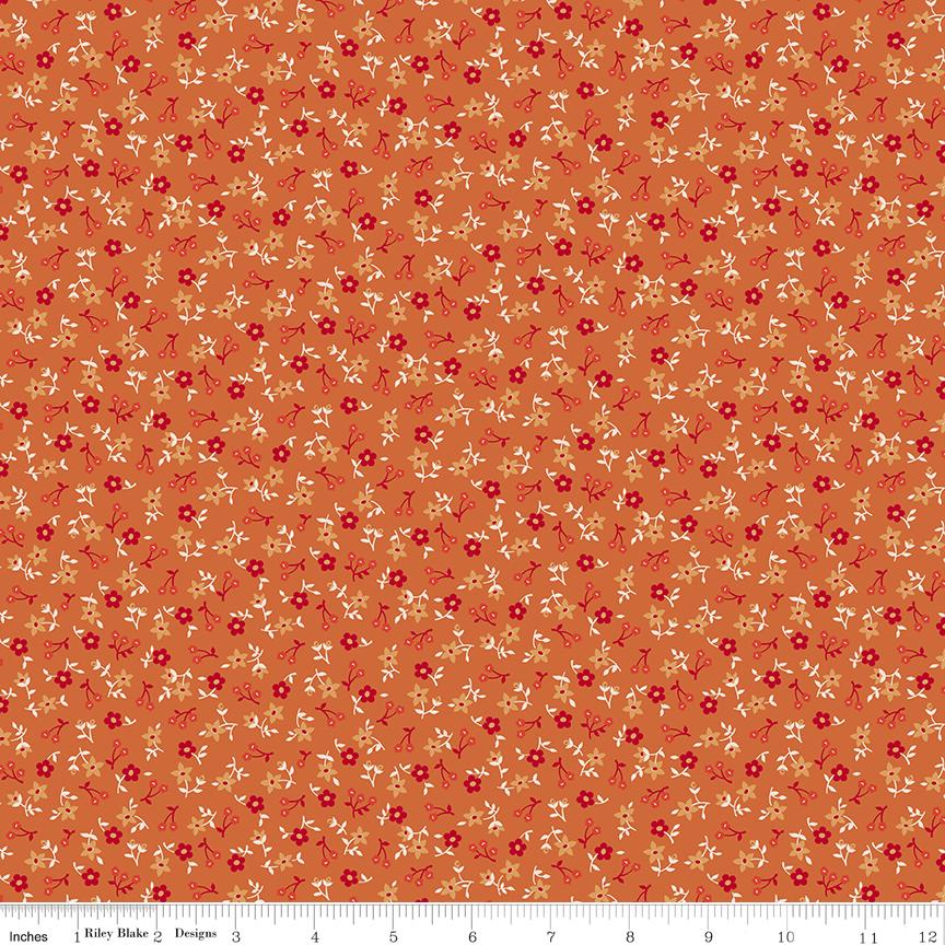 Farmer's Daughter by Lori Holt of Bee in My Bonnet for Riley Blake Designs. Quilter's Cotton Fat Quarter Bundle. 54 18 x 22 inch squares