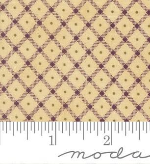 Collections for a Cause Essence Little Plaid in Parchment by Howard Marcus for Moda Fabrics. Continuous cuts of Quilter's Cotton