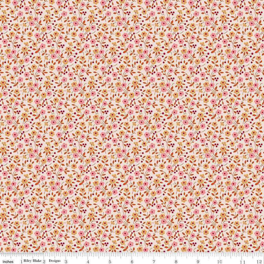 Farmer's Daughter by Lori Holt of Bee in My Bonnet for Riley Blake Designs. Quilter's Cotton jelly roll 40 piece set of 2.5 by 44" strips