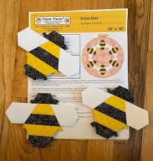 English Paper Piecing Buzzy Bees Papers Small pack from Paper Pieces to complete six bees