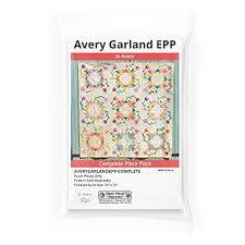 English Paper Piecing Avery Garland Papers Starter pack from Paper Pieces to complete one block