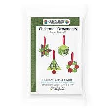 English Paper Piecing Moravian Star Papers in pack from Paper Pieces to complete one ornament