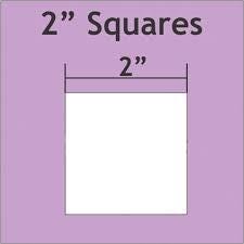 English Paper Piecing 2 inch Square Papers in pack of 50 from Paper Pieces