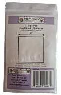English Paper Piecing 2 inch Square Papers in pack of 50 from Paper Pieces