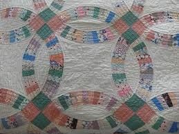 English Paper Piecing Double Wedding Ring 15.25 inch ring Large paper Pack for 9 rings