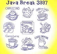 Java Break Aunt Martha's #3997 Vintage Embroidery Hot Iron Transfer Pattern