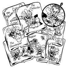 The Busy Bee Aunt Martha's #3681 Vintage Embroidery Hot Iron Transfer Pattern - brand new pattern