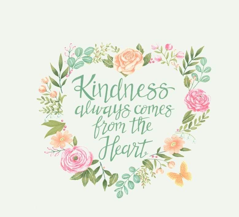 Kindness Panel 24" x 44" Panel by Deb Strain for Moda Quilter's Cotton Fabric Panel