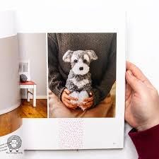 Crochet Your Own Dog soft cover book by Mieko Shindo for Zakka Workshop with 14 different dog breed patterns and instructions