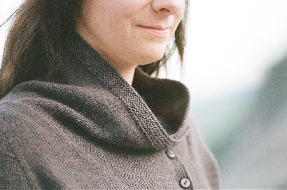 Moto Jacket Knitting Pattern 4 page booklet by NNK Press sweater pattern and instructions for adult women